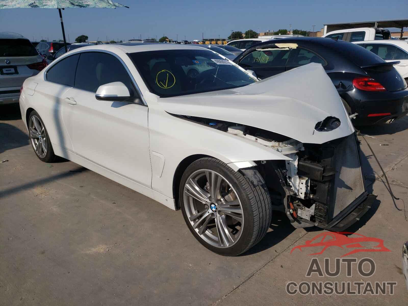 BMW 4 SERIES 2017 - WBA4R7C5XHK895582