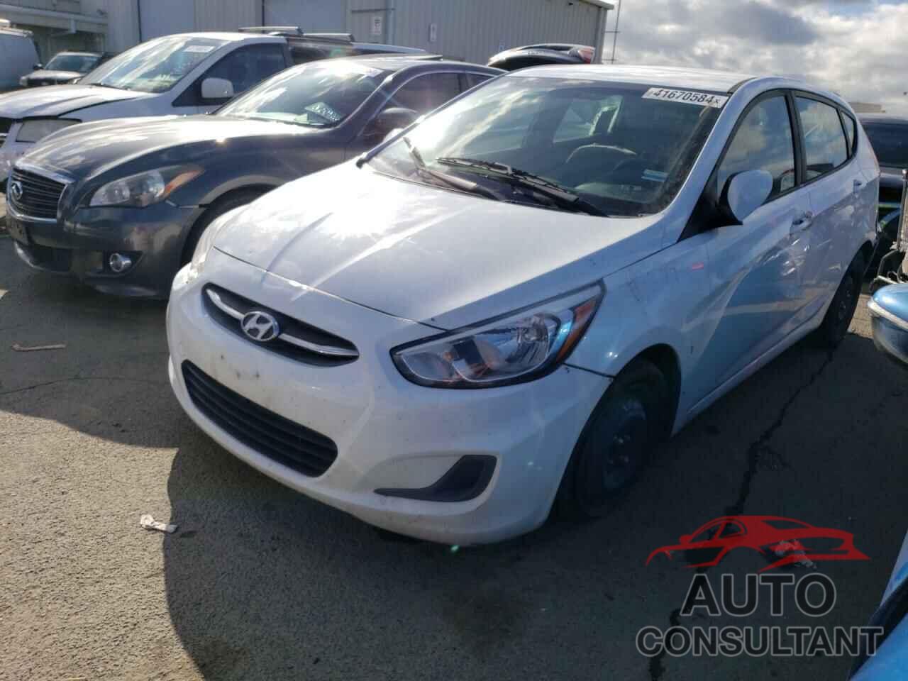 HYUNDAI ACCENT 2017 - KMHCT5AE4HU329344