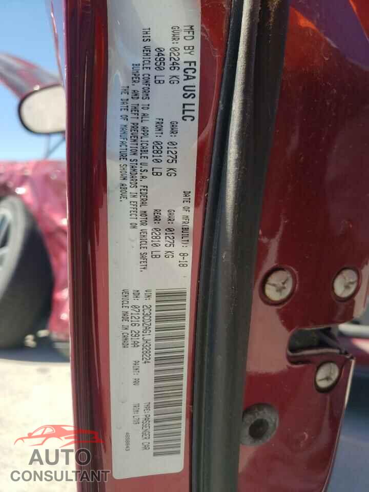DODGE CHALLENGER 2018 - 2C3CDZAG1JH328224