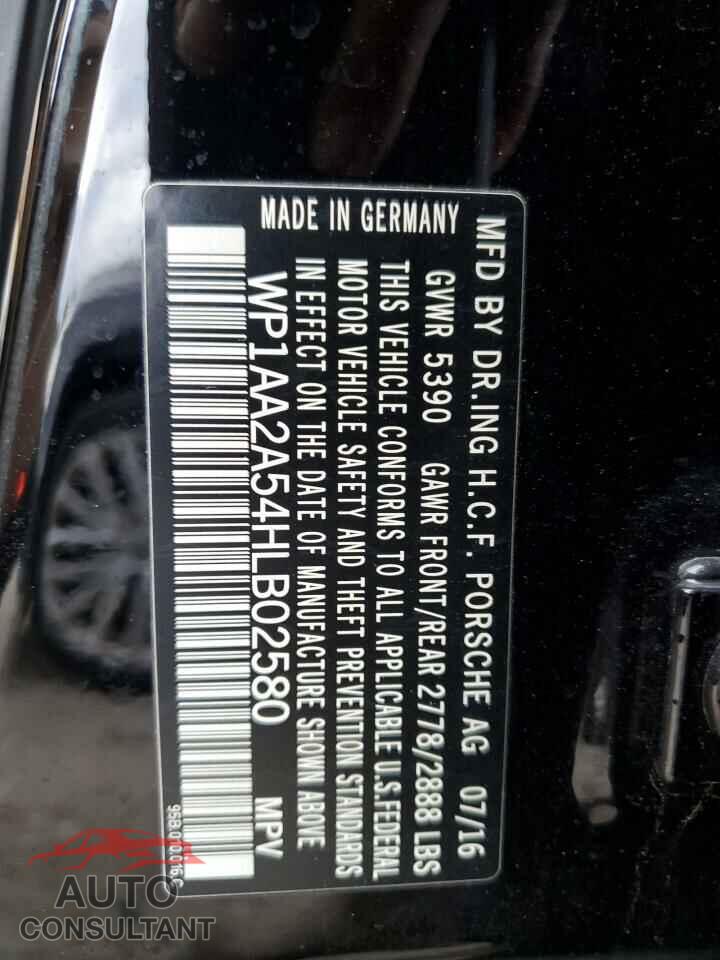 PORSCHE MACAN 2017 - WP1AA2A54HLB02580