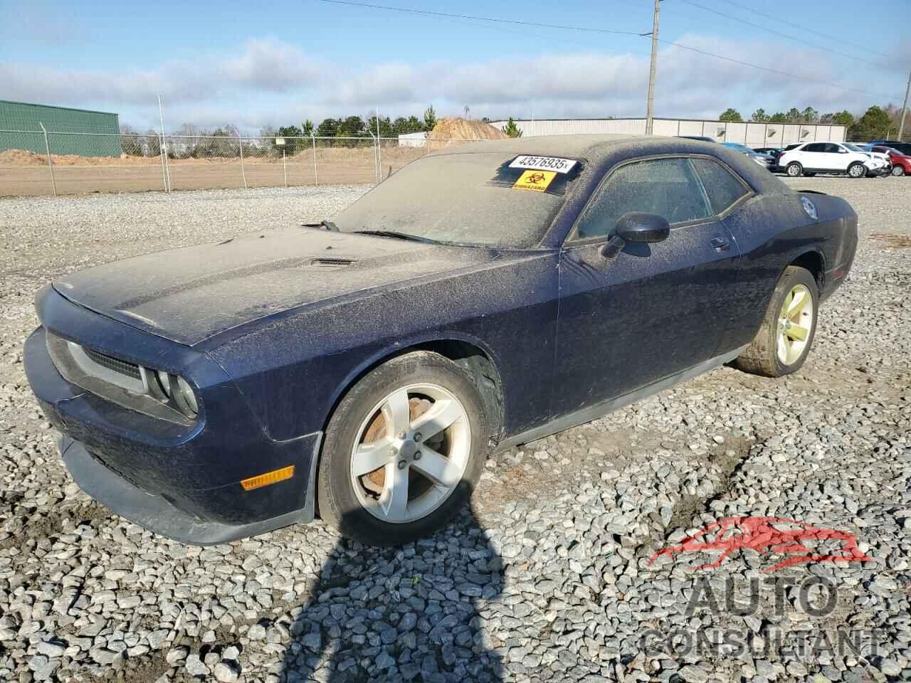 DODGE CHALLENGER 2013 - 2C3CDYAG3DH607818