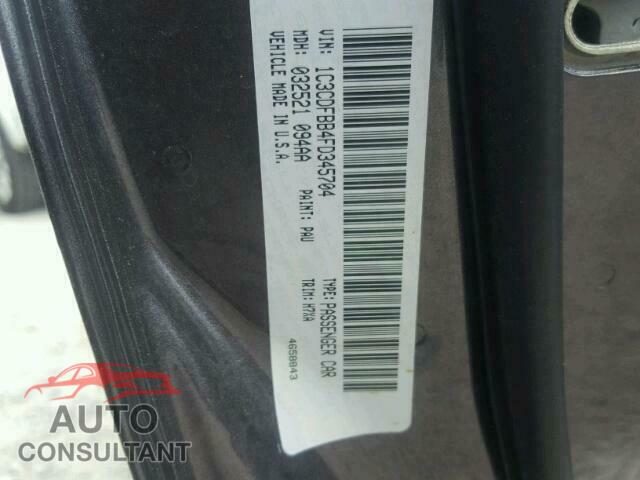 DODGE DART 2015 - 1C3CDFBB4FD345704