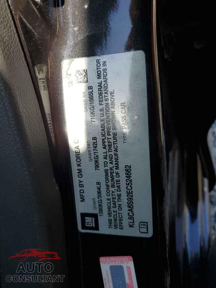 CHEVROLET SPARK 2014 - KL8CA6S92EC524662
