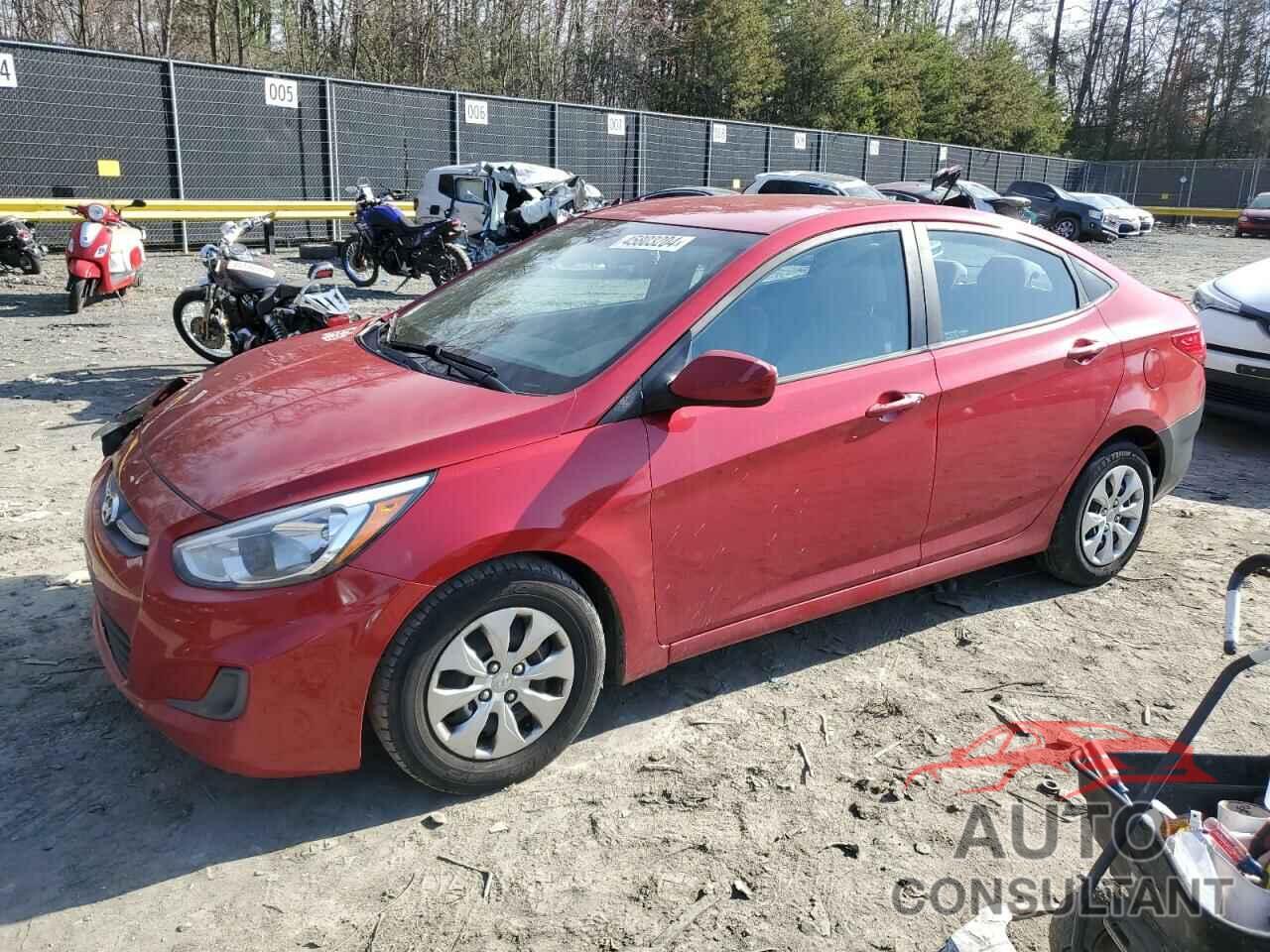 HYUNDAI ACCENT 2017 - KMHCT4AE8HU289876