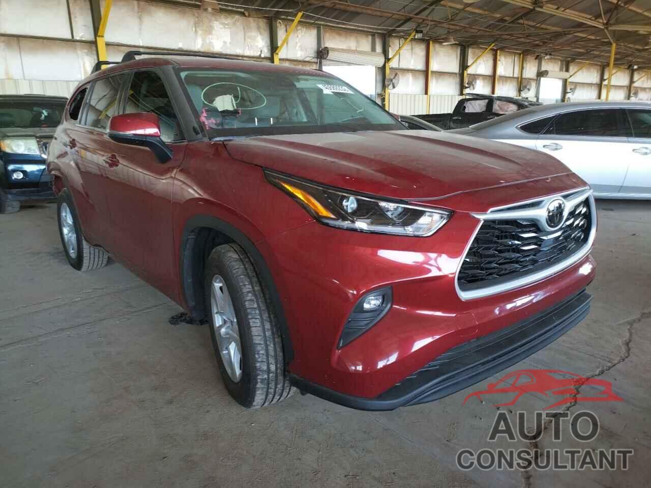 TOYOTA HIGHLANDER 2021 - 5TDZZRAH7MS051990