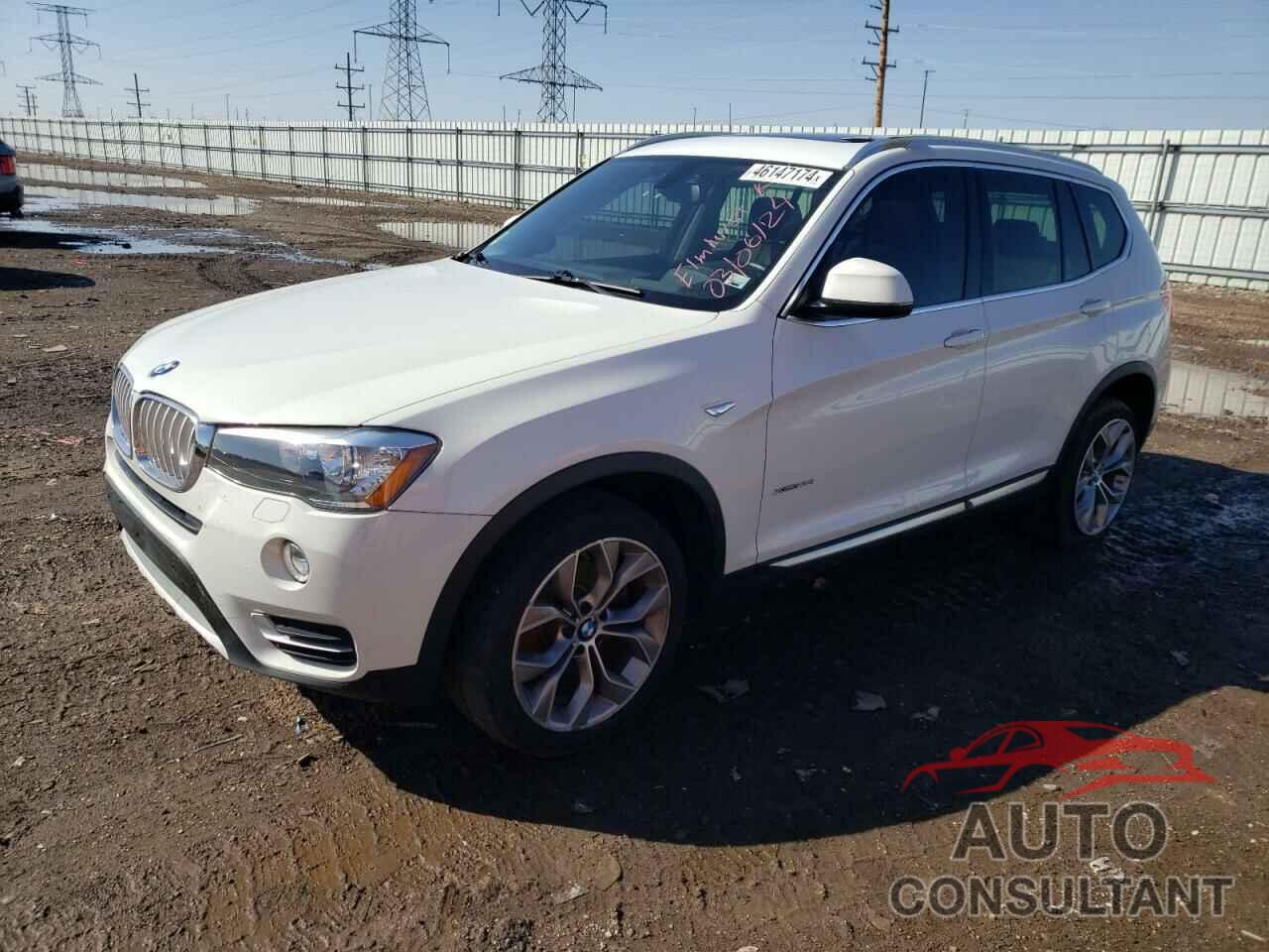 BMW X3 2016 - 5UXWX9C57G0D65675