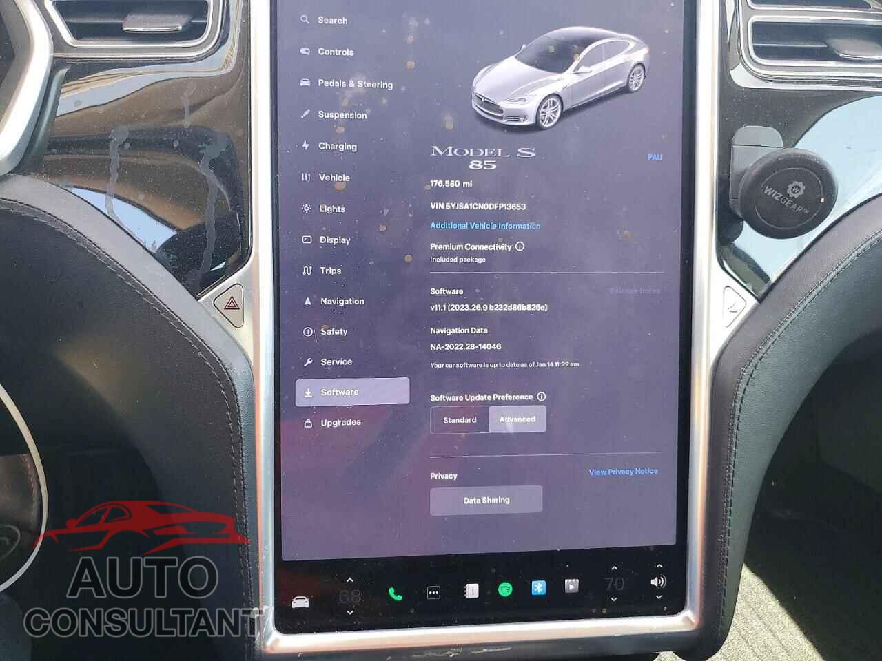 TESLA MODEL S 2013 - 5YJSA1CN0DFP13653