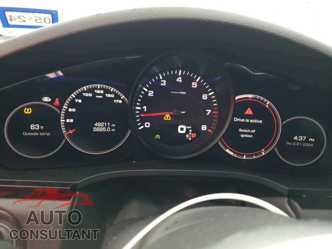 PORSCHE CAYENNE 2019 - WP1AA2AY9KDA08996