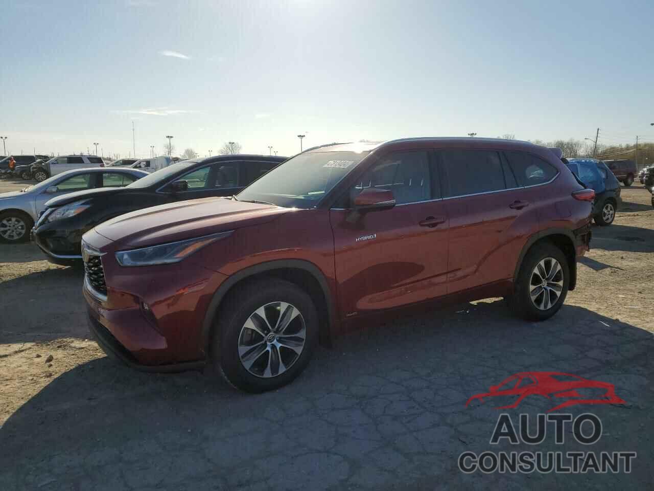 TOYOTA HIGHLANDER 2021 - 5TDHBRCH0MS536551