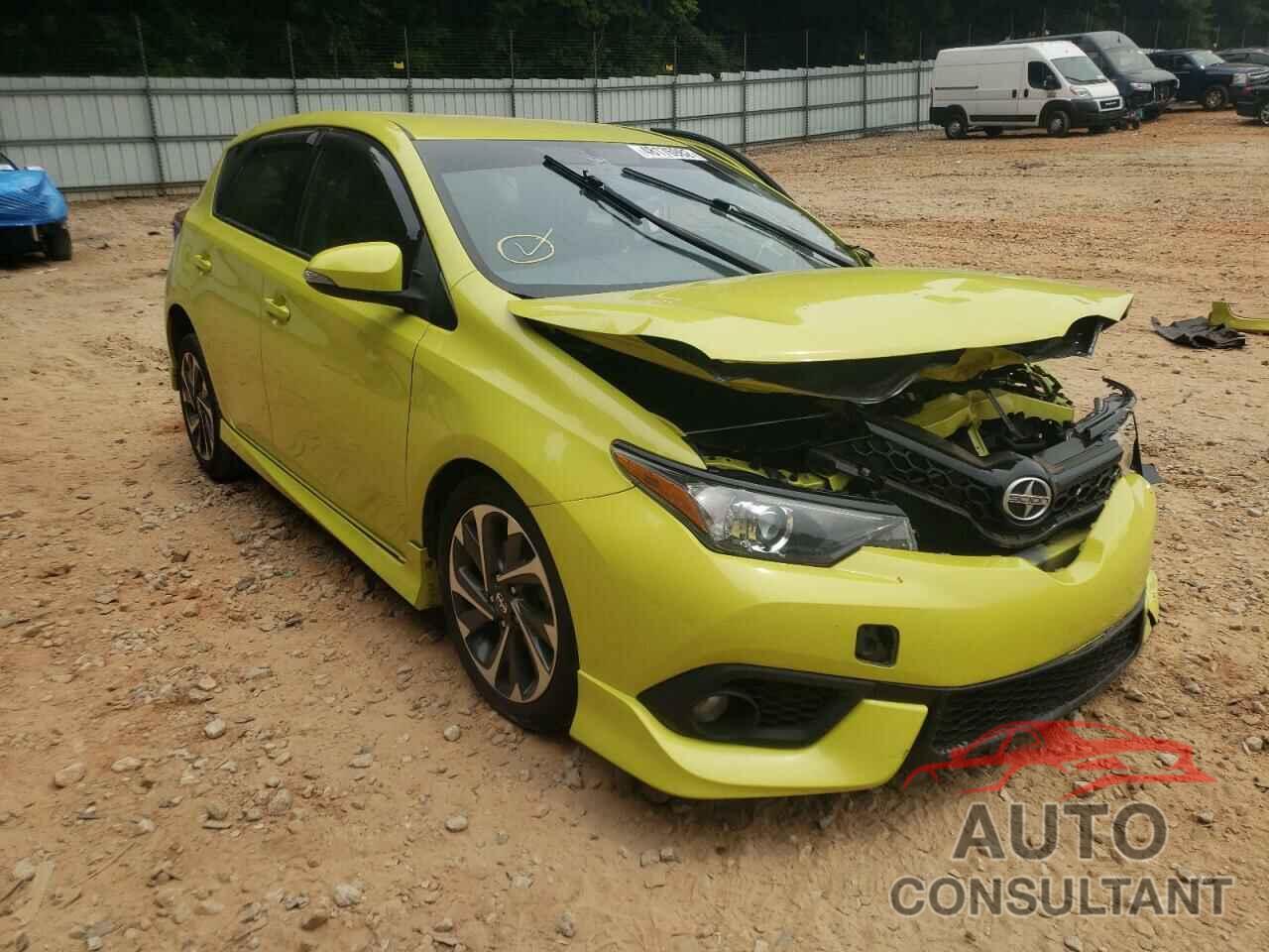 TOYOTA SCION 2016 - JTNKARJE6GJ515265