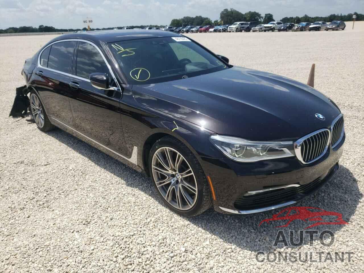 BMW 7 SERIES 2016 - WBA7F0C56GGM20588