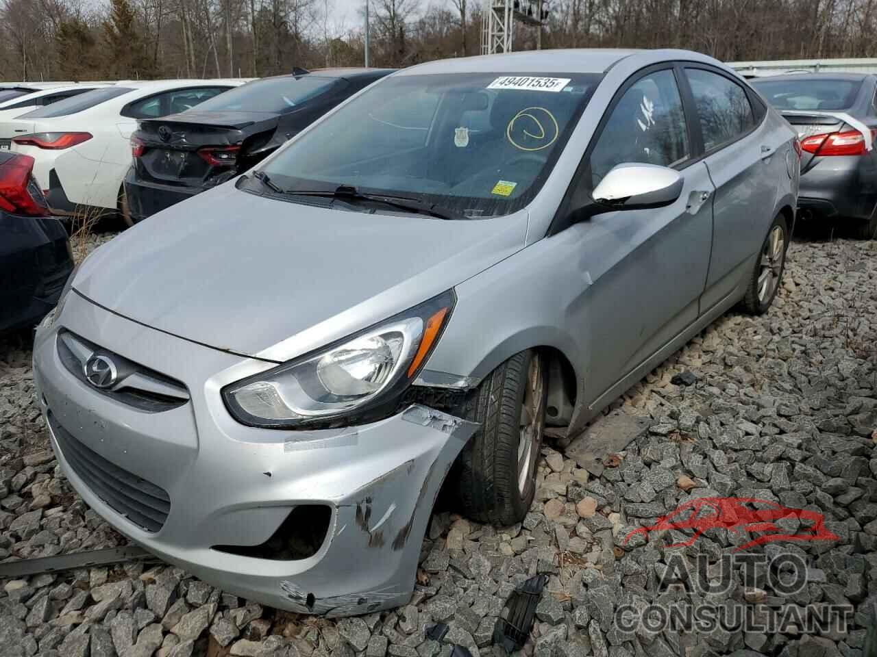 HYUNDAI ACCENT 2012 - KMHCU4AE2CU210269