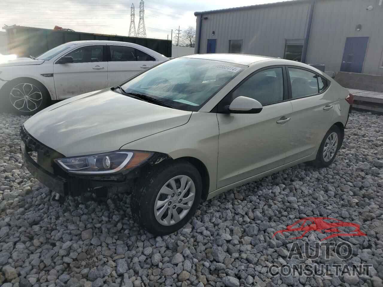 HYUNDAI ELANTRA 2017 - KMHD74LF7HU089277