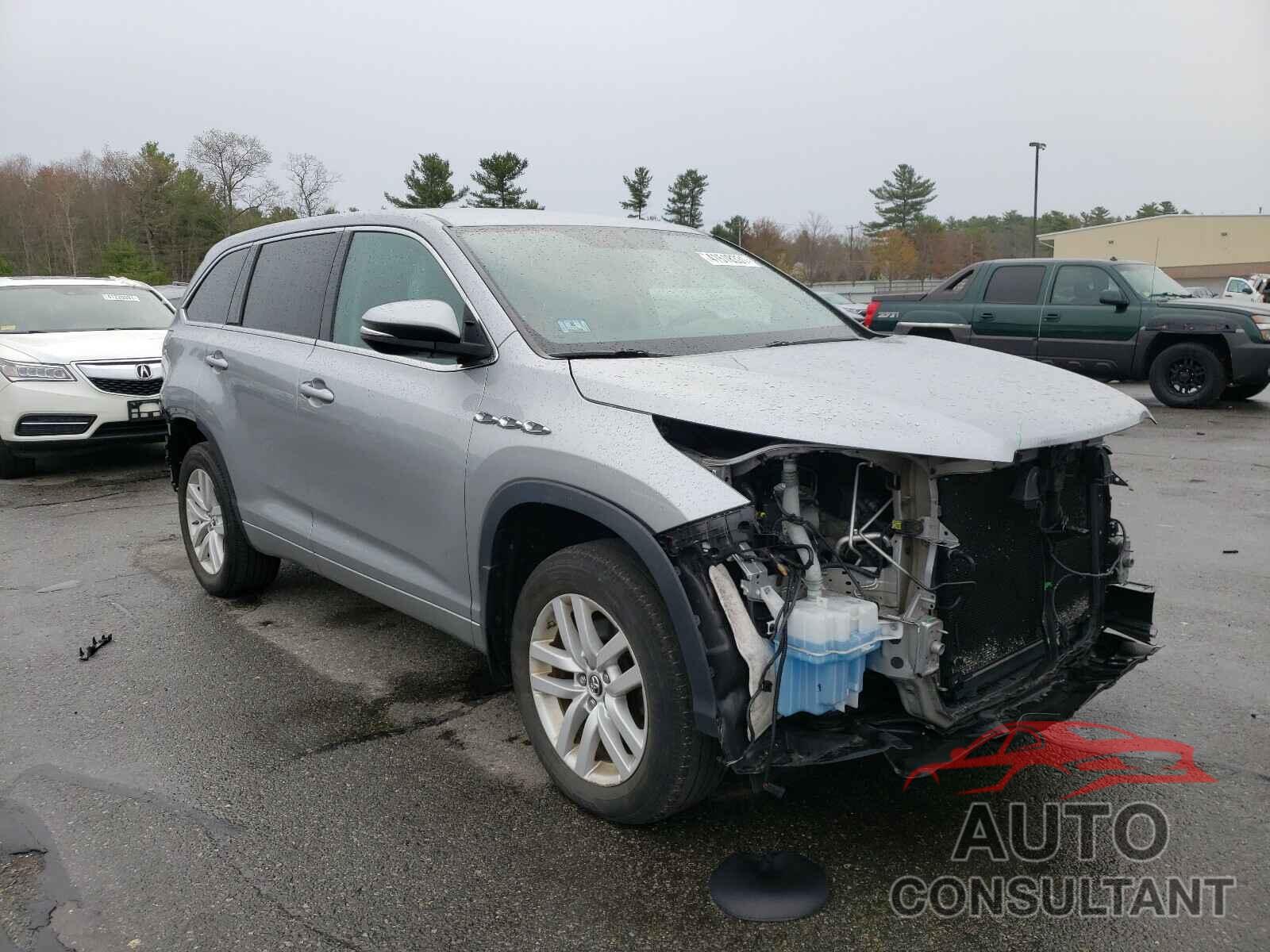 TOYOTA HIGHLANDER 2016 - 5TDBKRFH5GS276010
