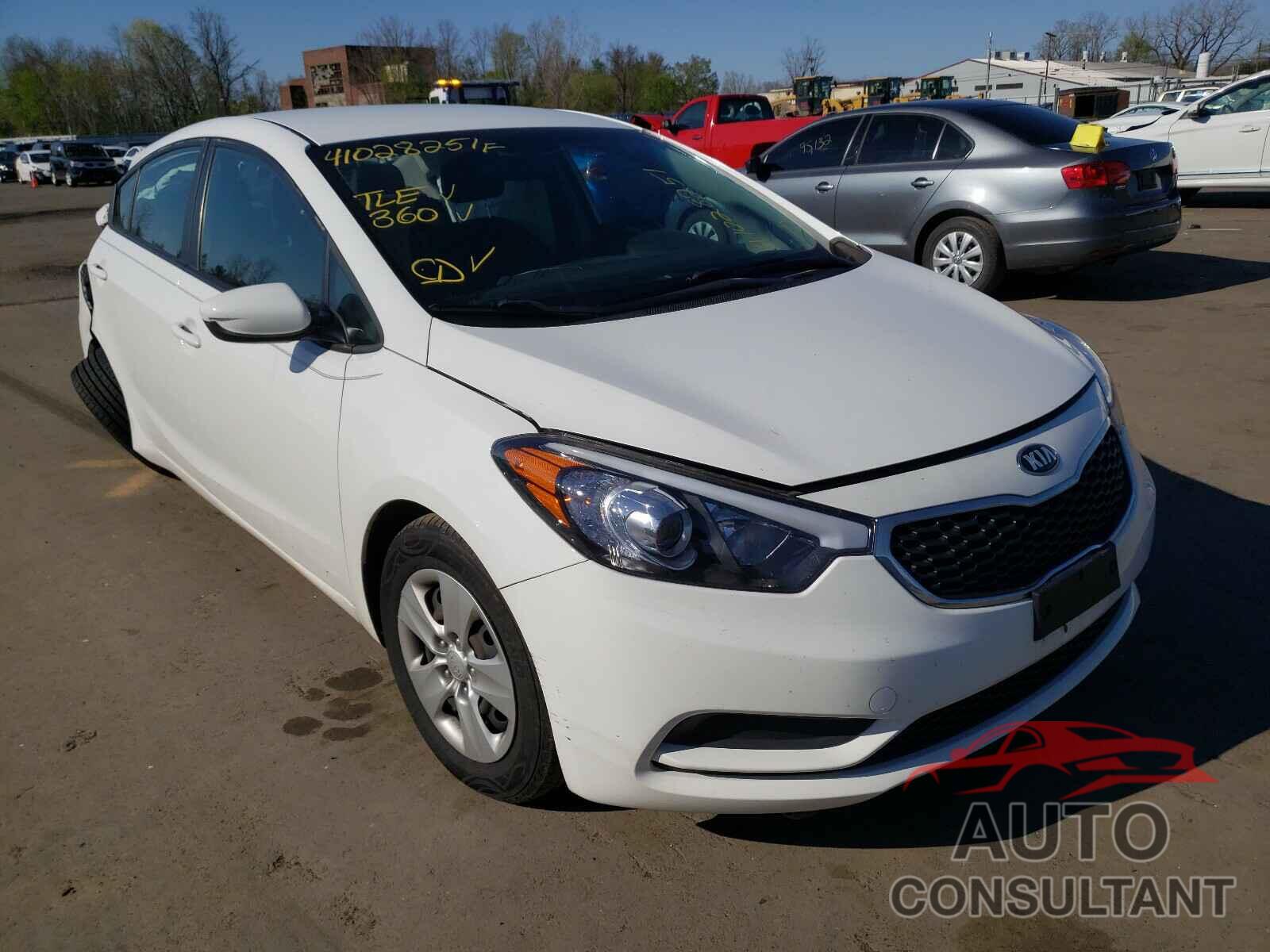 KIA FORTE 2016 - KNAFK4A67G5582414