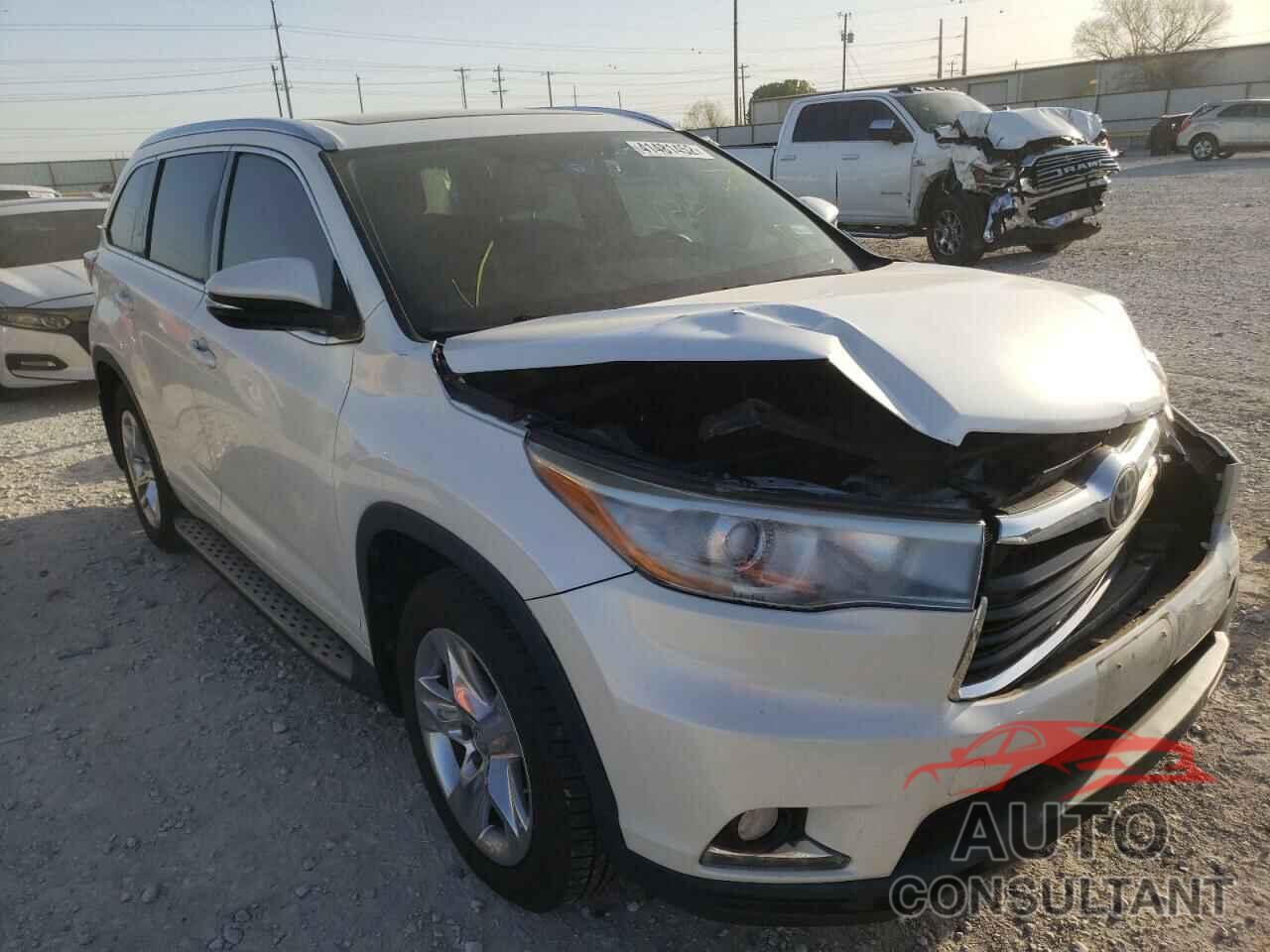 TOYOTA HIGHLANDER 2016 - 5TDDKRFHXGS325999