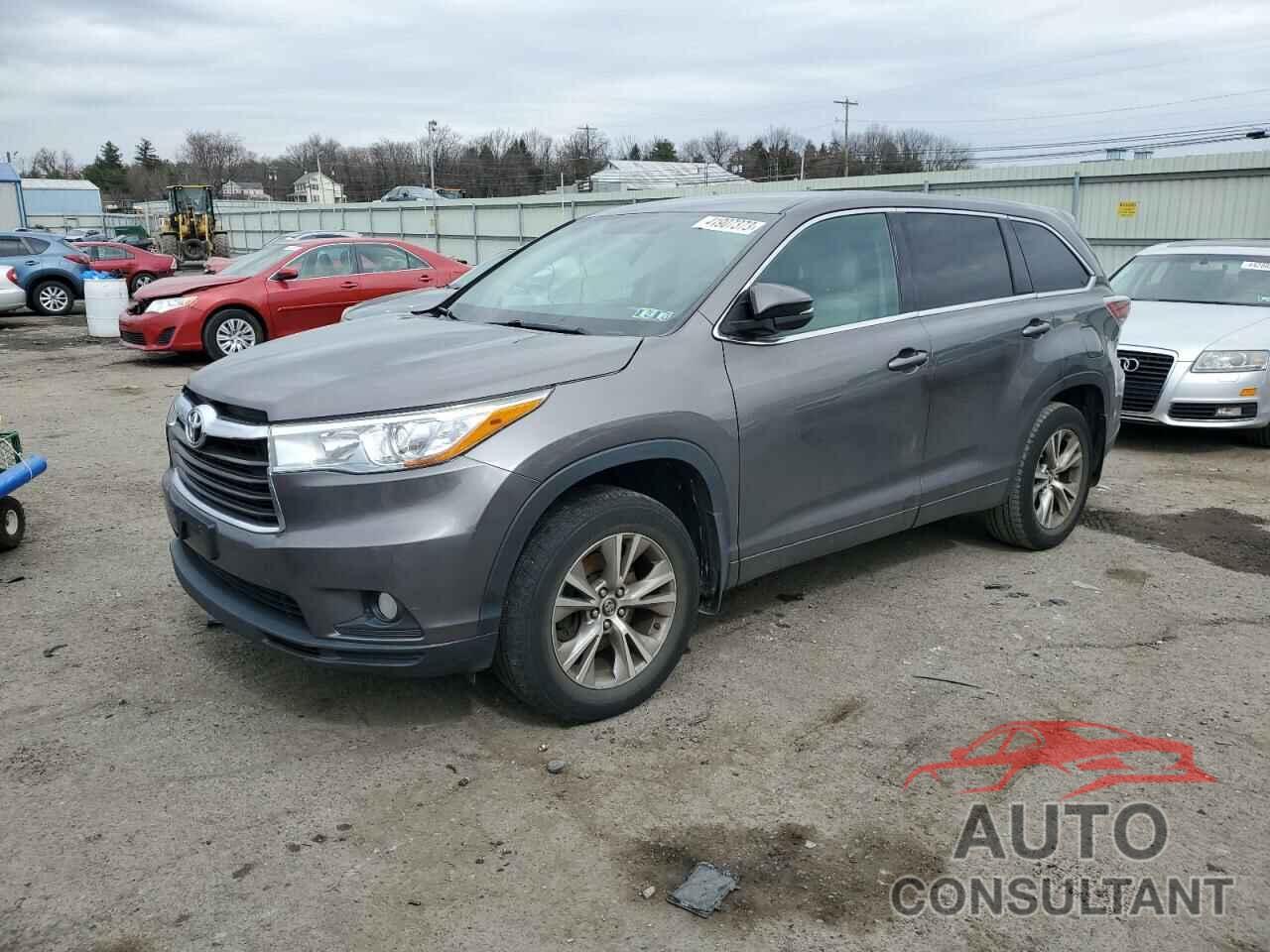 TOYOTA HIGHLANDER 2016 - 5TDBKRFH5GS354379