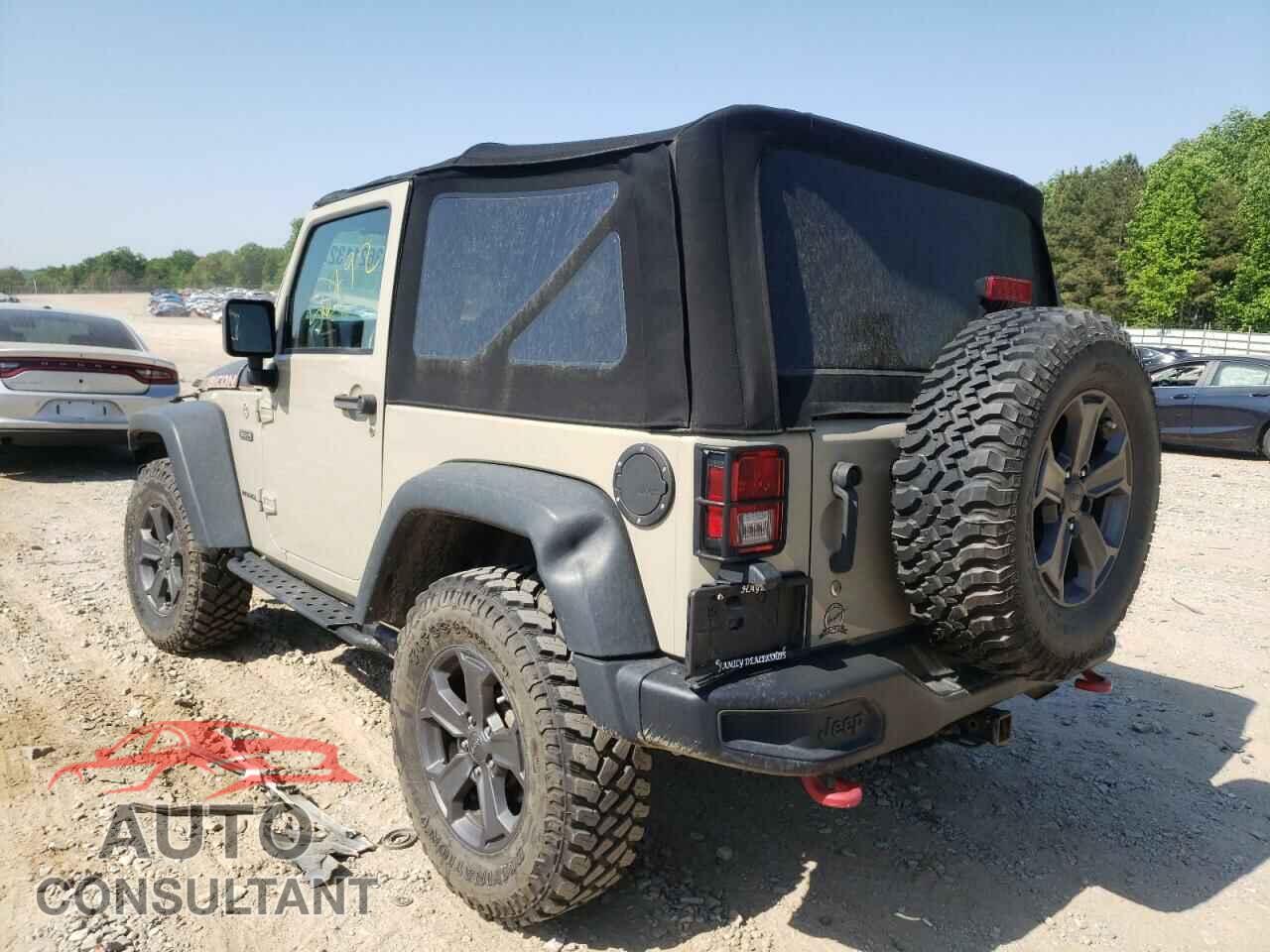 JEEP WRANGLER 2017 - 1C4BJWCG4HL625934