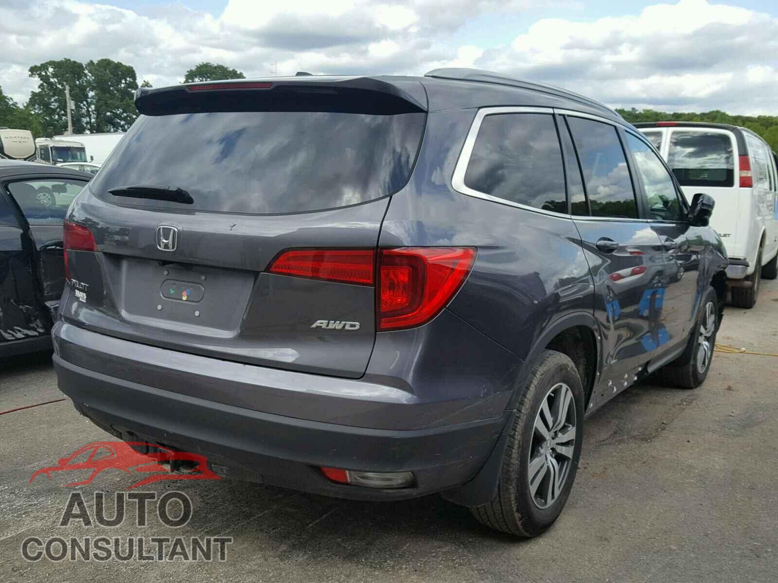 HONDA PILOT EXL 2017 - 5FNYF6H80HB034659