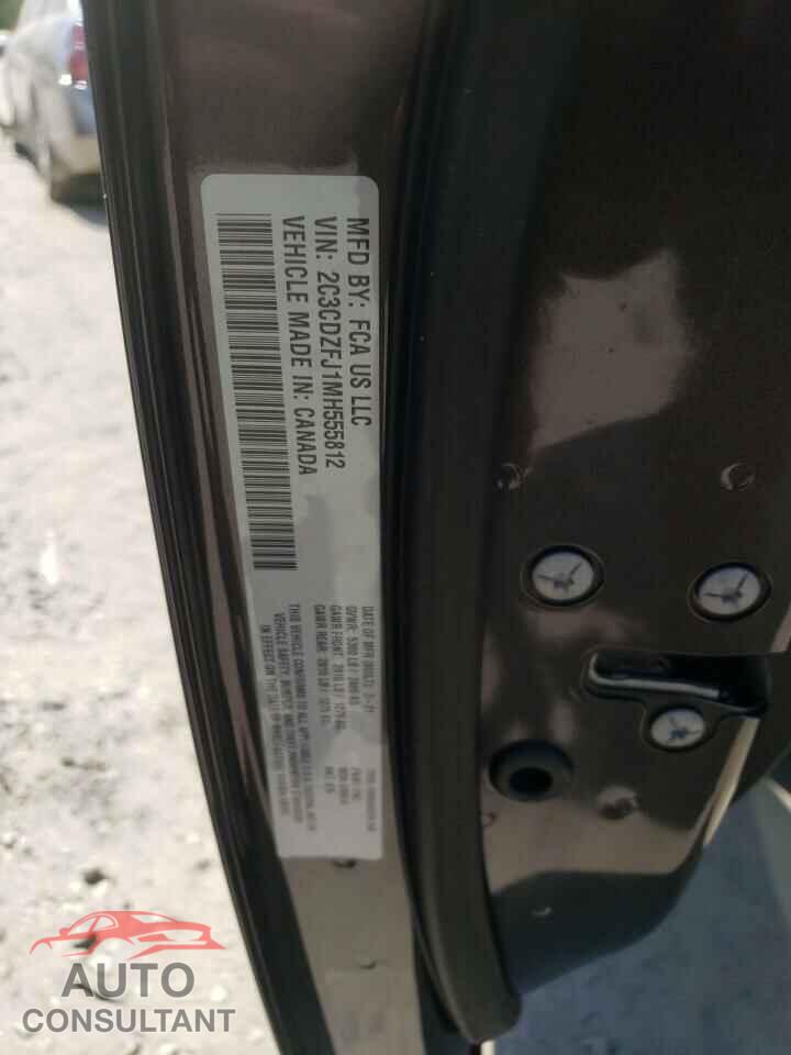 DODGE CHALLENGER 2021 - 2C3CDZFJ1MH555812
