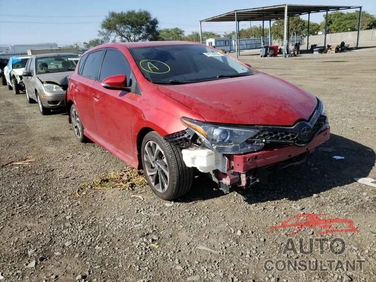 TOYOTA SCION 2016 - JTNKARJE2GJ509348