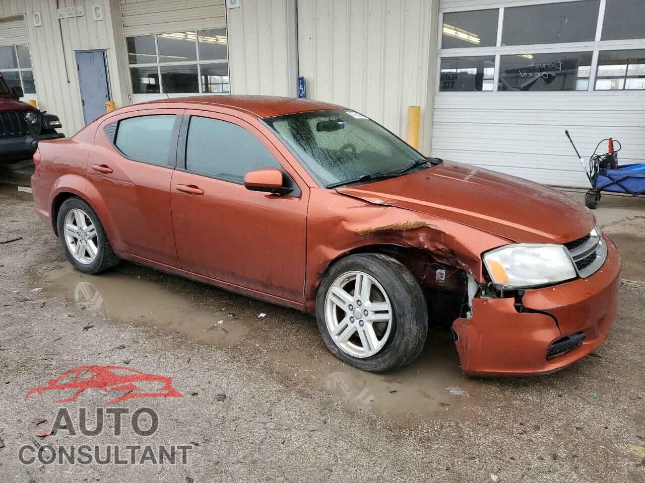 DODGE AVENGER 2012 - 1C3CDZCB2CN178488