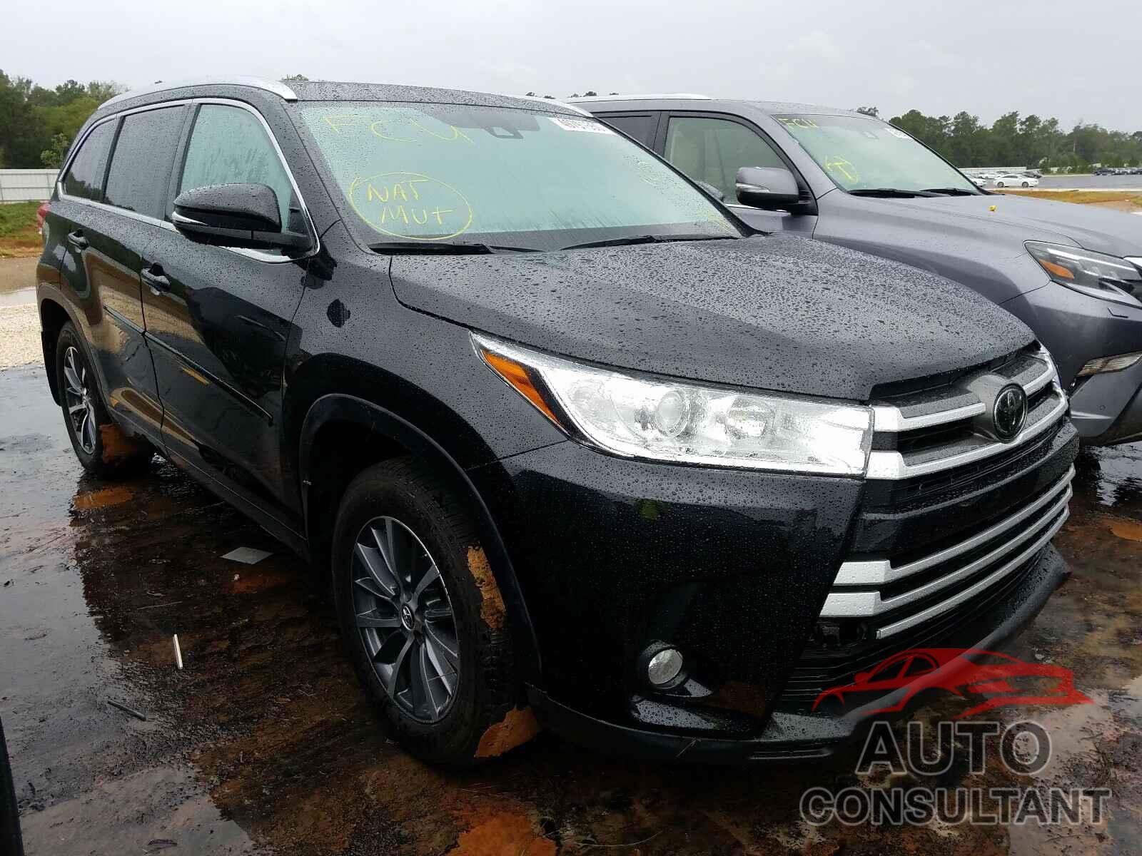 TOYOTA HIGHLANDER 2018 - 5TDJZRFH1JS544212