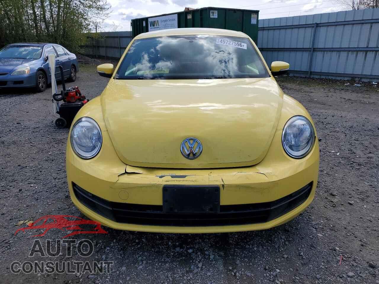 VOLKSWAGEN BEETLE 2012 - 3VWJP7AT2CM603192