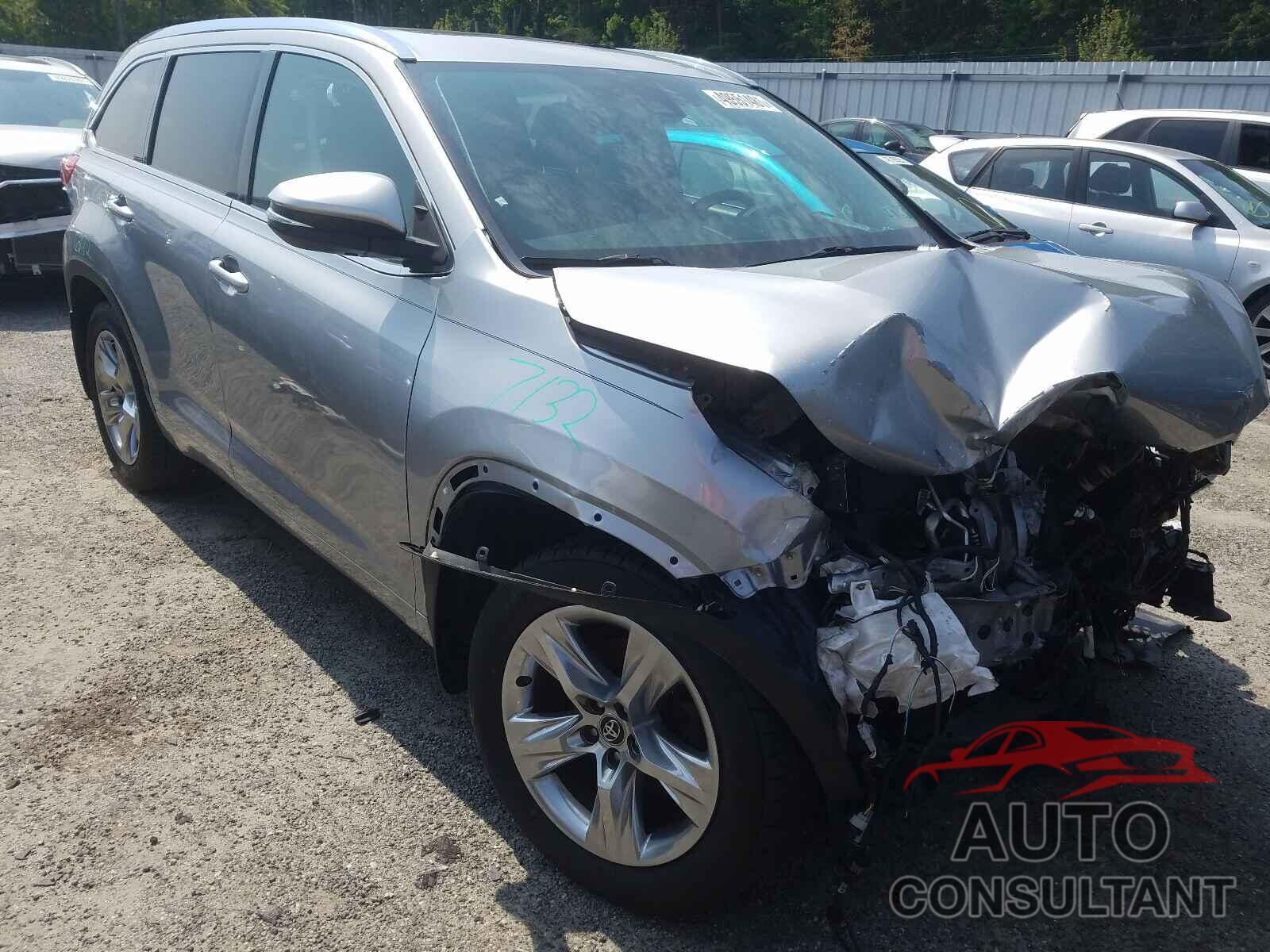 TOYOTA HIGHLANDER 2017 - 5TDDZRFHXHS362967