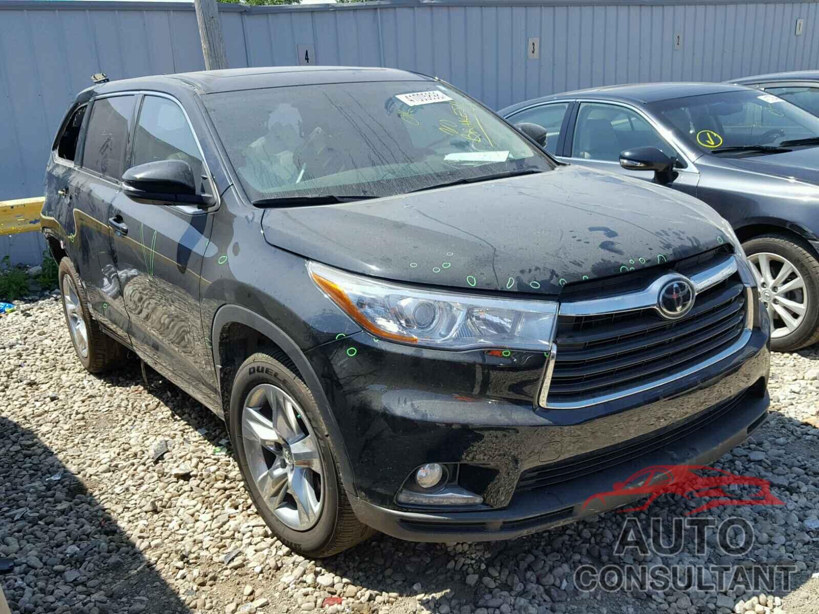 TOYOTA HIGHLANDER 2015 - 5TDDKRFH4FS115820