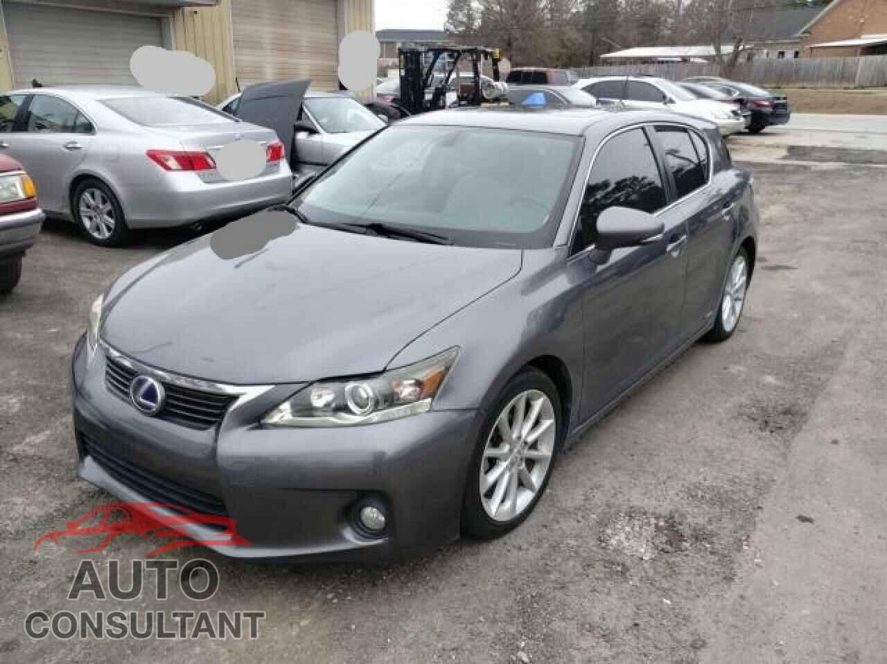 LEXUS CT 200 2012 - JTHKD5BH6C2065357