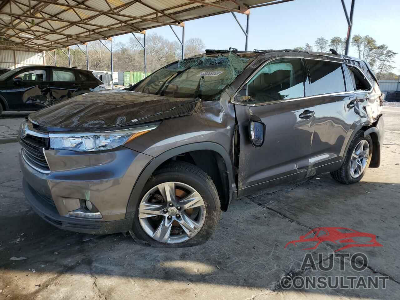TOYOTA HIGHLANDER 2015 - 5TDDKRFH1FS213087