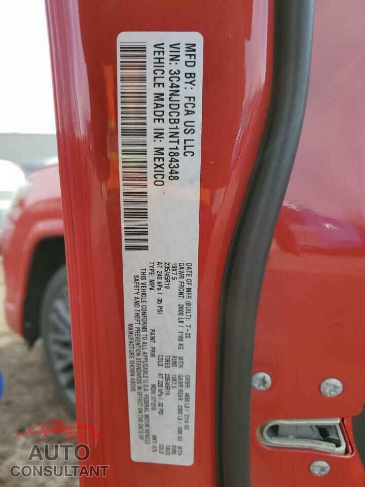 JEEP COMPASS 2022 - 3C4NJDCB1NT184348