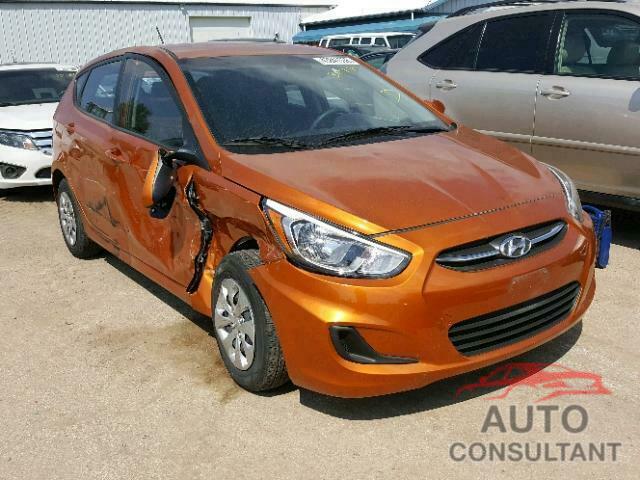 HYUNDAI ACCENT 2016 - KMHCT5AE0GU248274