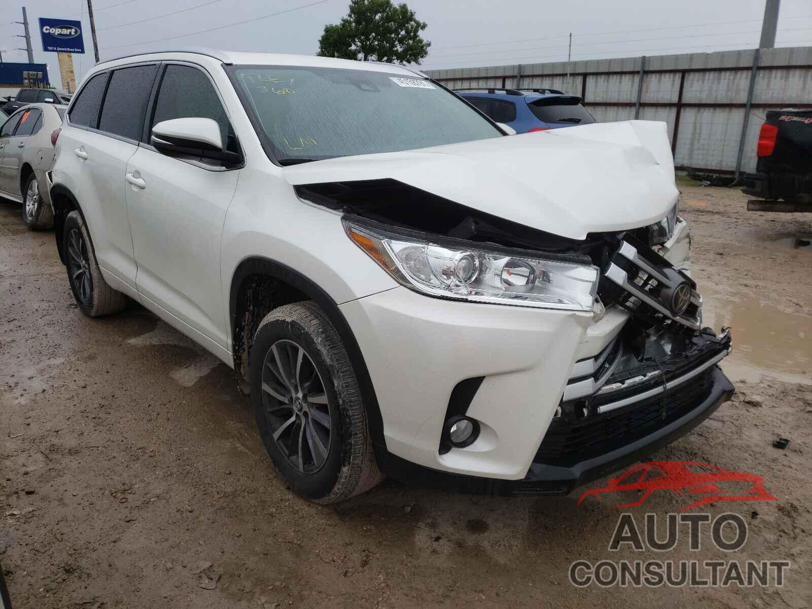 TOYOTA HIGHLANDER 2018 - 5TDKZRFH6JS529791