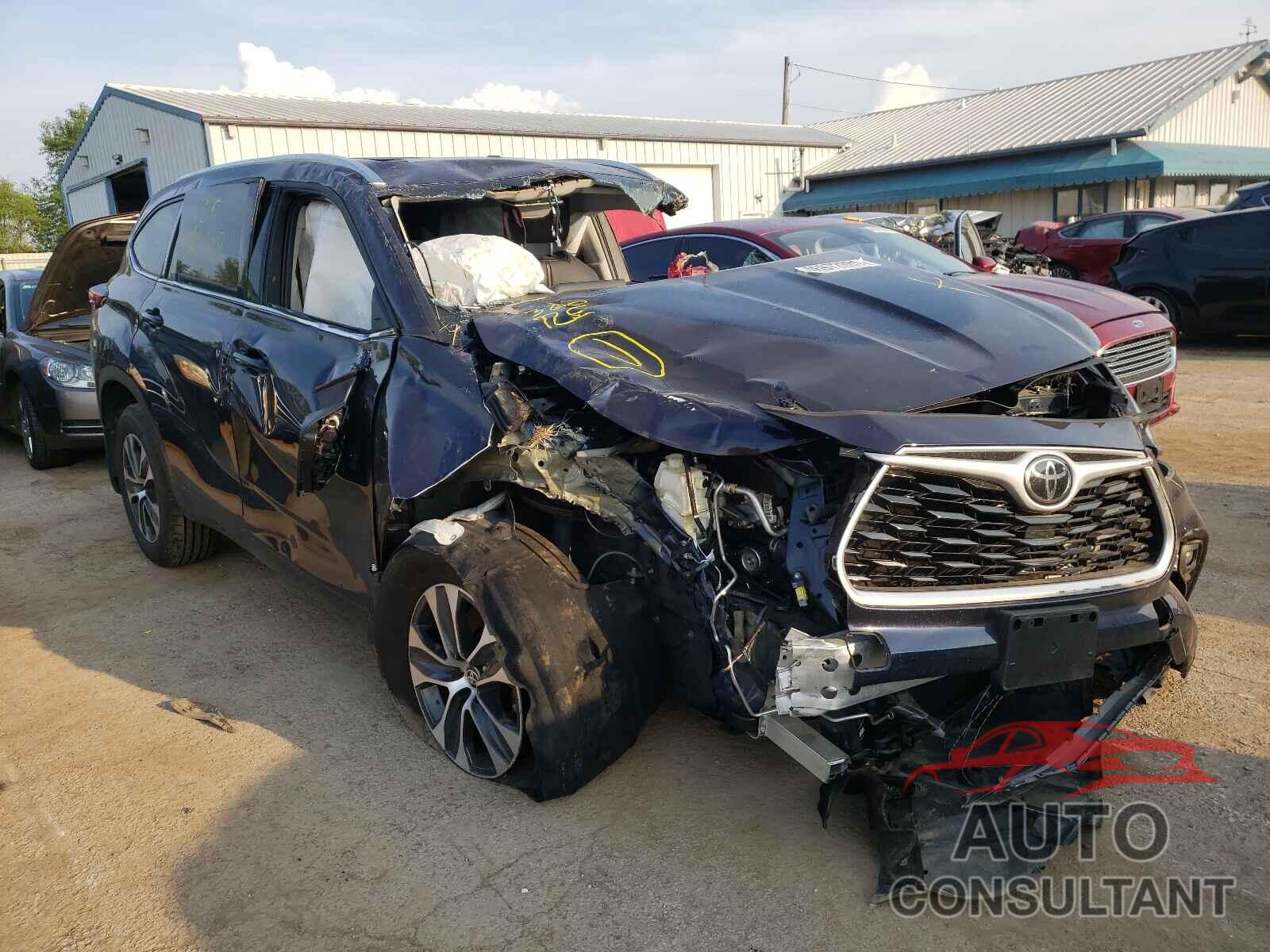 TOYOTA HIGHLANDER 2021 - 5TDGZRBH8MS529646