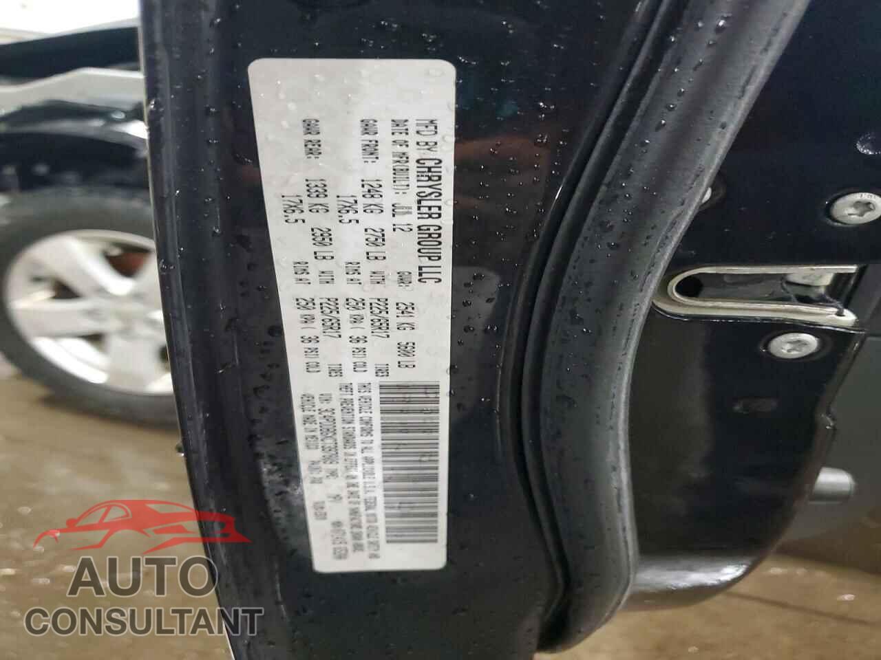 DODGE JOURNEY 2012 - 3C4PDDBGXCT397809