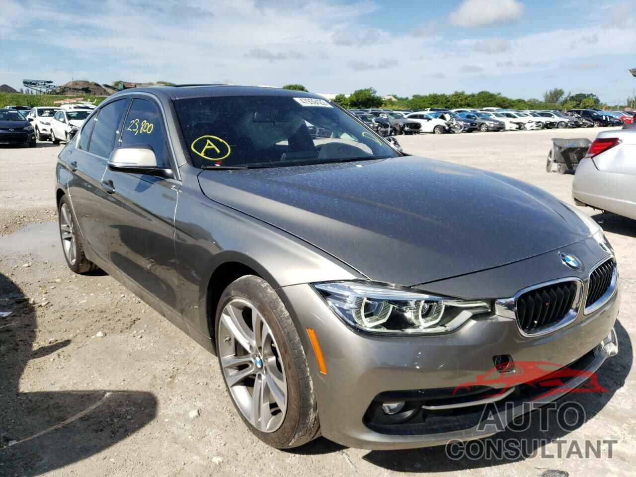 BMW 3 SERIES 2018 - WBA8B9C54JAE22437