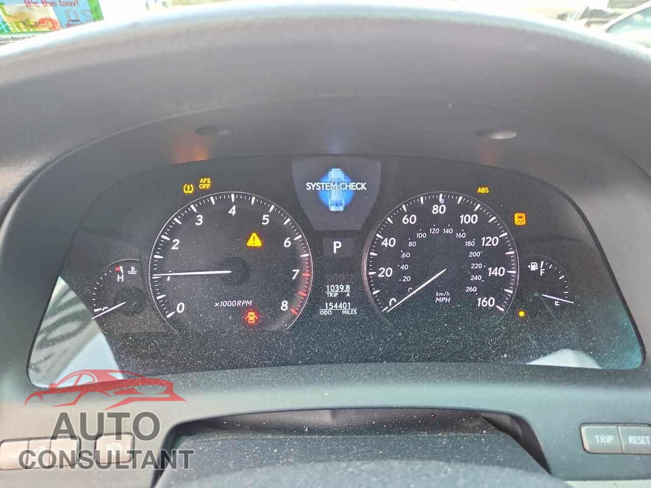 LEXUS LS500 2010 - JTHCL5EF9A5004873
