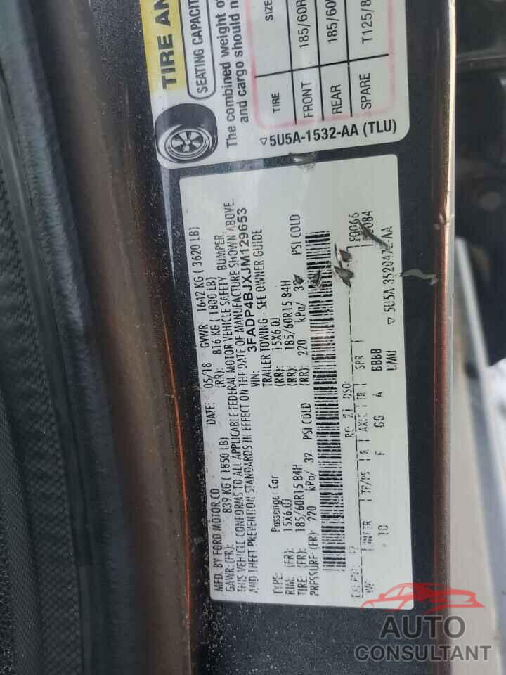 FORD FIESTA 2018 - 3FADP4BJXJM129653