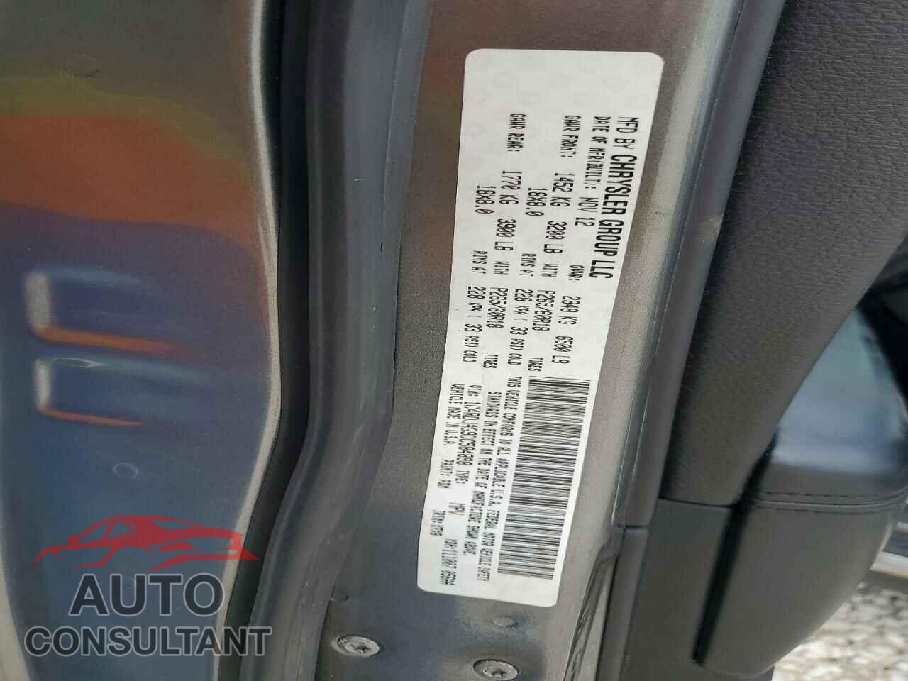 DODGE DURANGO 2013 - 1C4RDJAG9DC584898