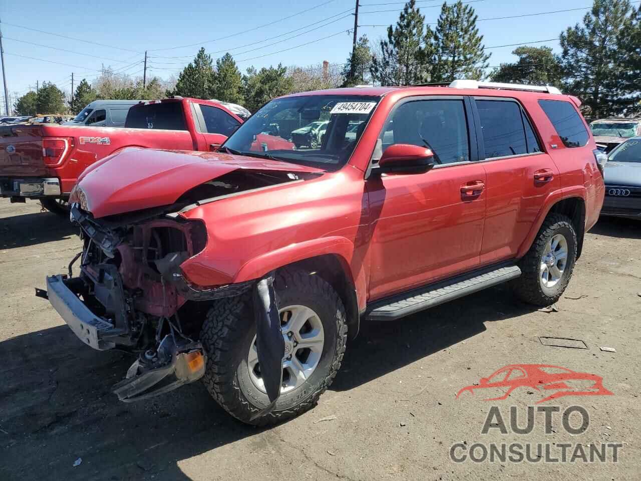 TOYOTA 4RUNNER 2016 - JTEBU5JR7G5342108