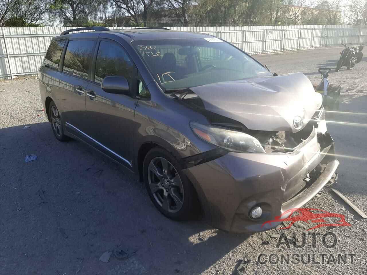 TOYOTA SIENNA 2017 - 5TDXZ3DC8HS850235