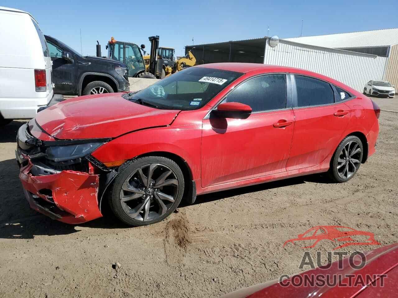 HONDA CIVIC 2019 - 2HGFC2F88KH536091