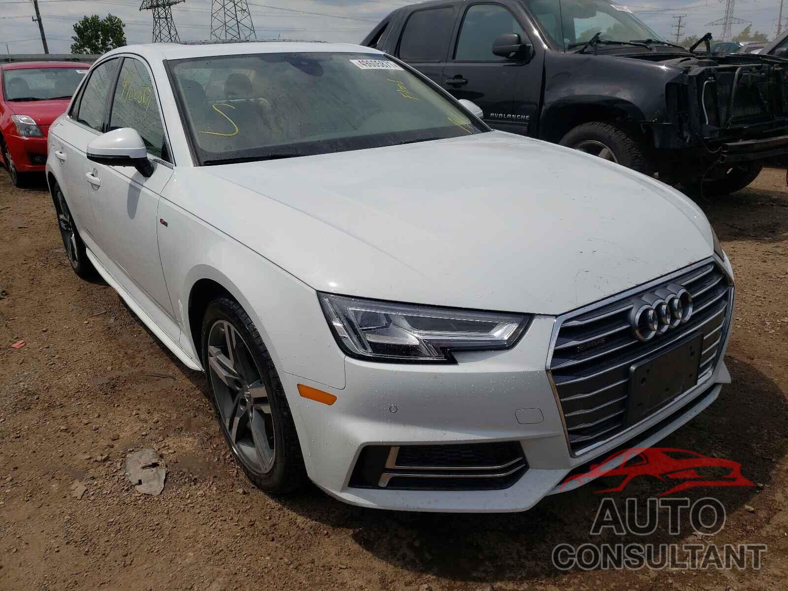 AUDI A4 2018 - WAUENAF41JA143166