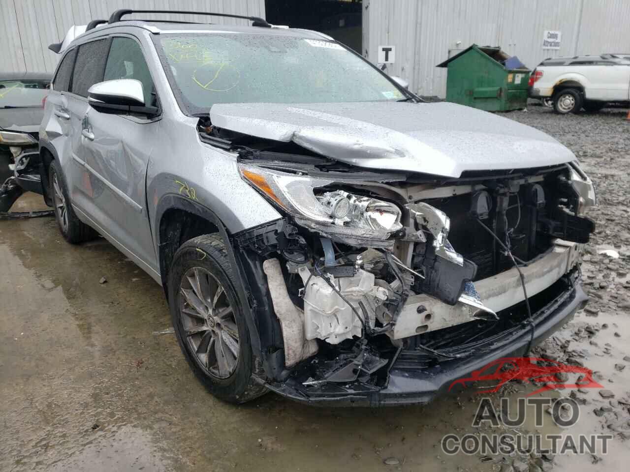 TOYOTA HIGHLANDER 2017 - 5TDJZRFH5HS401046