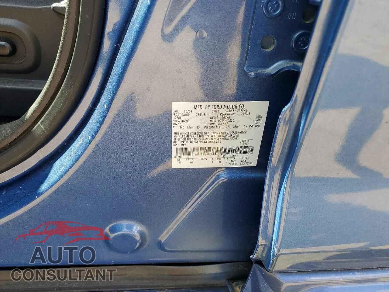 FORD EDGE 2010 - 2FMDK3AC9ABA55273