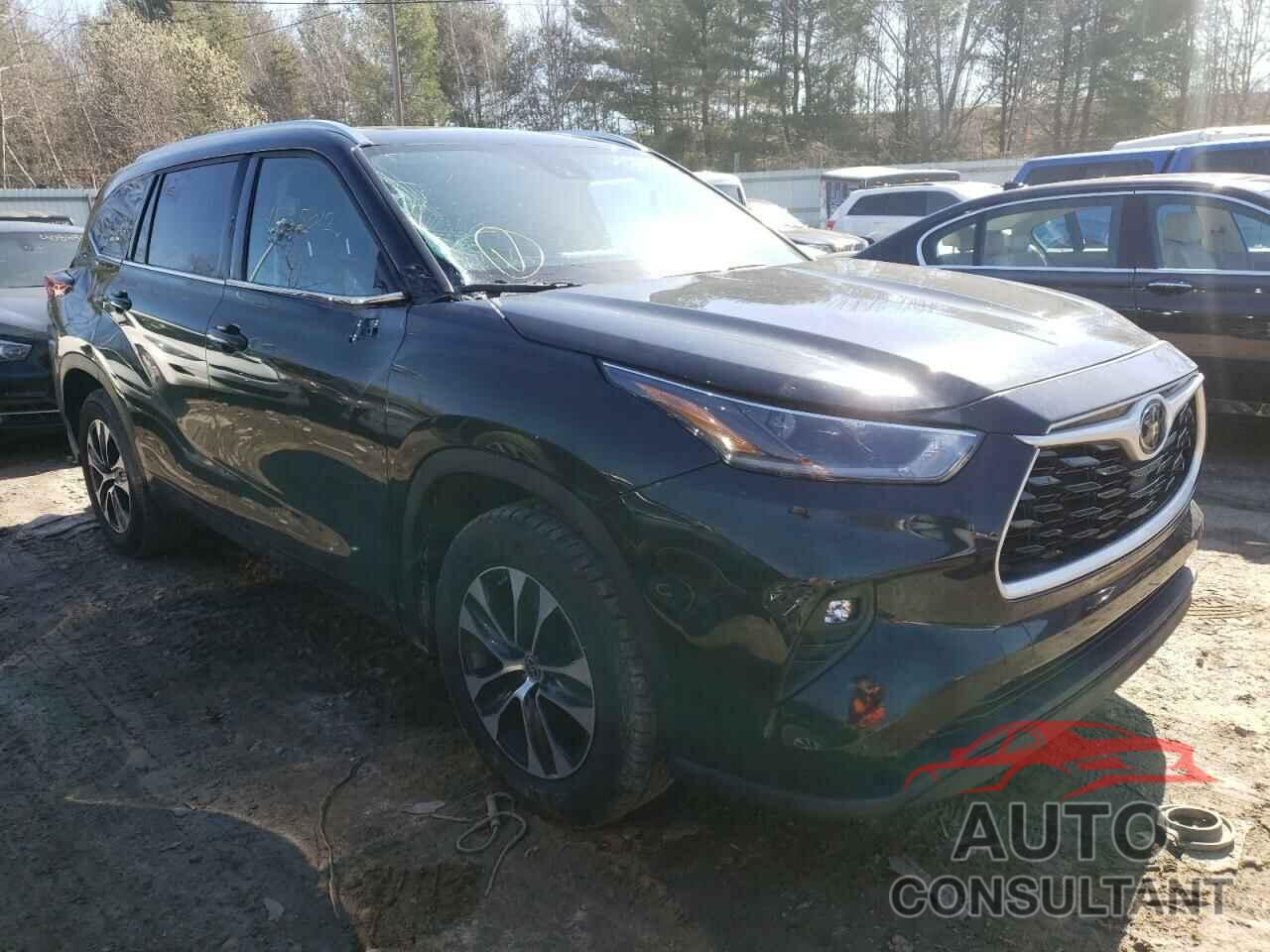 TOYOTA HIGHLANDER 2021 - 5TDGZRAH7MS040558