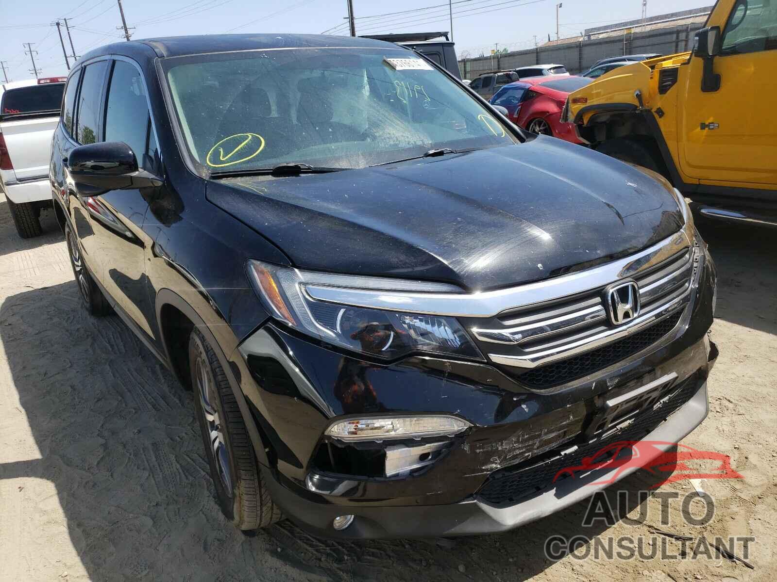 HONDA PILOT 2017 - 5FNYF5H36HB035653