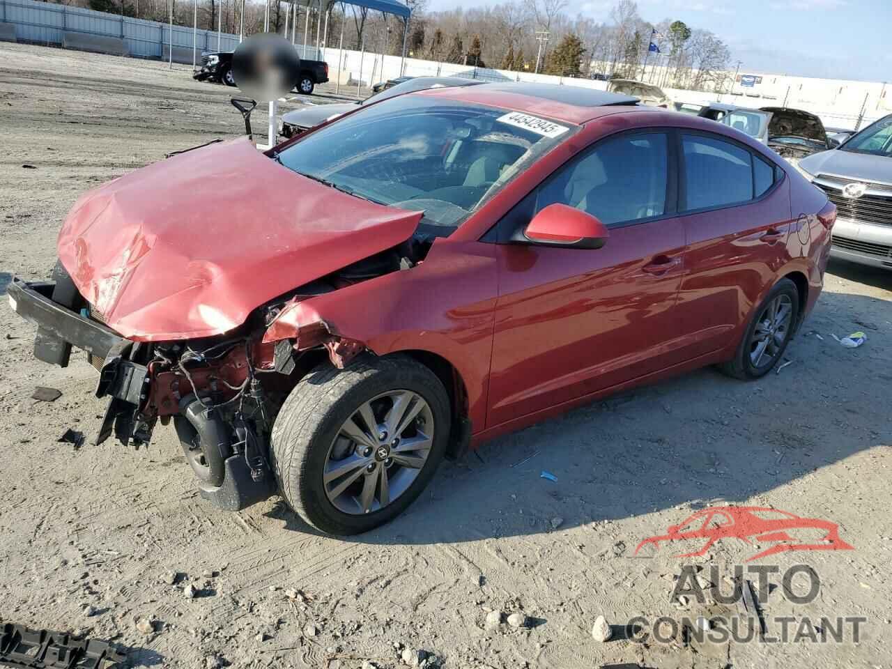 HYUNDAI ELANTRA 2018 - 5NPD84LF4JH218089